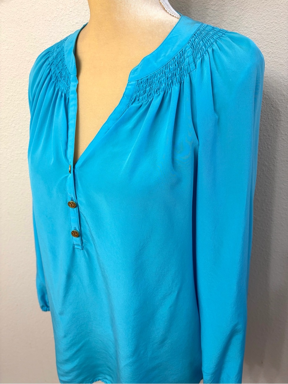Lilly Pulitzer Elsa Silk Top Medium - Picture 5 of 10